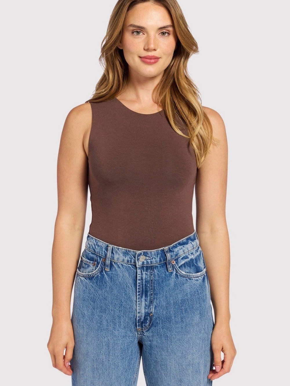 nuuds Classic Crewneck Tank Bodysuit